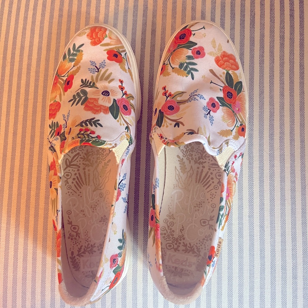 Keds x Riffle Paper loafers